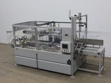 Pearson #CE35-20T, automatic right to left, case erector & bottom tape sealer, 10-35 cases per minute
