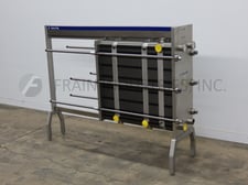 1655 sq.ft., Tetra Pak Hoyer #C10-KShut Height, Stainless steel, plate and frame heat exchanger