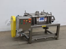 10 cu.ft. Hayes & Stolz, 304 Stainless Steel, double ribbon mixer, 43" L x 22" W x 24" D mixing chamber