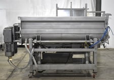 50 cu.ft. A-One #MB-18-88, 316 Stainless Steel, jacketed, dual trough paddle mixer