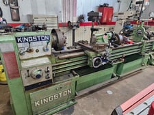 25" x 96" Kingston #HL2500, geared head lathe, 16" socs, 4-jaw 16" chuck, 96" centers, 25-1500RPM spindle