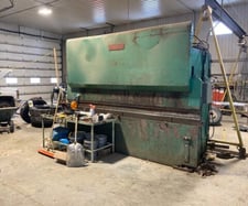 120 Ton, Allsteel #120-12, hydraulic press brake, 12' overall, 17" open height, 126" between housing, 8 SPM