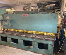 1/4" x 10' Allsteel, Shears, 20-75 SPM, 1" x 3" knife size, 550/3/60, 25 HP, c/w front operated power back