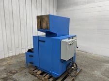 10" x 12" Rapid #1012K, granulator, 3 knife open rotor, 10 HP w/ blower, sound enclosure, 1987