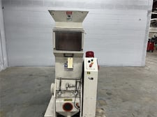 11" x 14" MPG #M1114N, granulator, 10 HP, vacuum takeoff, 15 knife staggered knife rotor, rotating end disks