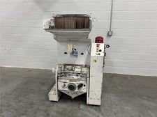 11" x 20" MPG #M1120, granulator, 15 HP, starter Control, 21 blade staggerd knife rotor, bolt on blades