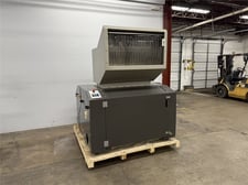 16" x 40" AEC #GP1640 granulator, 40 HP @ 1800 RPM WEG, 5 knife open rotor, 2 bed knives, 53" in-feed height
