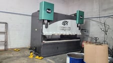 275 Ton, Piranha #Pro-2, hydraulic press brake, 12' overall, 144" bed, 124" between housing, 10" throat, 16"