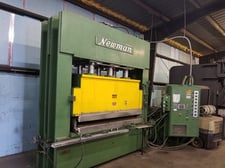 650 Ton, Newman, hydraulic press, 7' x 36", (6) 10" bore cylinders, 500-2800 psi