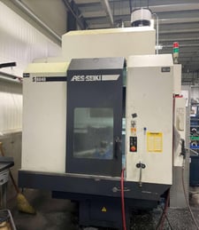 Ares Seiki #S6040, CNC Drill & Tap Center, 24 ATC, 23.6" X, 15.7" Y, 19.7" Z, 2 pallet, CAT 40 taper, 10 HP