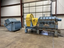 24.75" x 56" Herbold #HGM60/145, closed rotor granulator, 2012