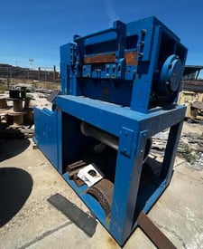 Cumberland #37F, granulator, 37" W, 7 knife closed rotor, 2 bed knives, 200 HP, hopper