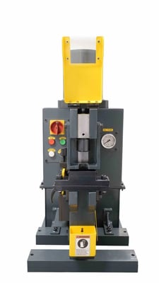 2" x 2" x 3/16" Dake #DIW-25, hydraulic ironworker, 6" blade length, 4 HP, new - in stock
