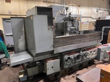 Okamoto #PSG-126B, wet surface grinder, 24" x 48", 24" x 46" chuck, 20" x 2" wheel, 27" u/wheel 20 HP, #5160