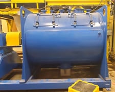 Littleford #FKM-4000-D, Stainless Steel jacketed plough / plow mixer, 4000 liter, 75 psi @ 320&deg;F, 1982