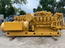 1101 KW Caterpillar #3512C, Land electric gensets, 600 Volts, Kato 6P6-3300 genends, rebuilt (2 available)