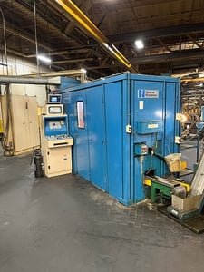 .196" x 2.36" National #FXH1M Formax, double stroke header, 470 PPM, IAC, bushing cutoff