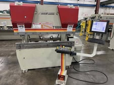100 Ton, Accurpress #71006, Hydraulic Press Brake, 6' overall, 52" between housing, 8" stroke, ETS3000