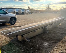 18" wide x 31' long, Key #ISO-FLO S109991, Vibratory Shaker / Feeder Conveyor, Stainless Steel