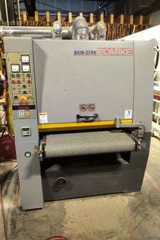 37" Boarke #BKM-37RK, 2-Head Wide Belt Sander, 9 to 45 FPM, 15 HP 230 volts, 2014