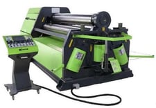 72" x 5/16" Gator #G4P-20/08, 4-roll plate roll, 7.5" top-roll diameter, 6.7" bottom-roll diameter, 5 HP, 2025