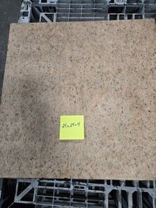 2 4" x 24" x 4" Starrett, crystal pink granite surface inspection plate grade A (B4989)