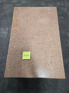24" x 3 6" x 6" Starrett, crystal pink granite surface inspection plate grade A (B11979)