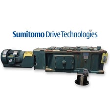 20.6 HP 1760 RPM SumitomoDrive Technologies #PX-8065R4, Paramax right-angle spiral bevel gear motor, 460 Volts