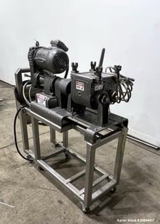 Teledyne, Double Arm Lab Mixer, Stainless Steel, Serial #107322, w/ SEW-EURODRIVE Industrial Pump, 1986