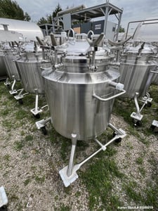 27.2 gallon Precision Stainless, Stainless Steel vertical, 20" diameter x 26" straight side, 45 psi/FV