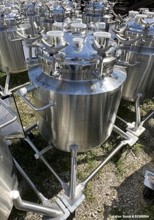 27.2 gallon Precision Stainless, Stainless Steel vertical, 20" diameter x 26" straight side, 45 psi/FV