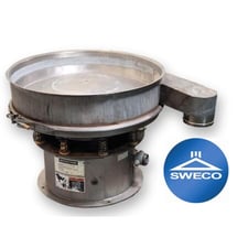 30" Sweco #ZS30S66, vibratory screener, 6" base table frame