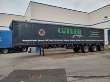 Transcraft #Eagle-H-F3, 48' tri-axle curtain trailer, 48" x 102", 2010