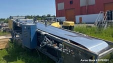 32" x 408" Sandvik, Belt Flaker Cooler/Dryer, Stainless Steel, 24' ft Cooling Area, 3 HP chill & belt, pinch