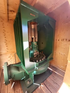 450 GPM @ 72' TDH, CPC #3A-P-206B, horizontal single stage centrifugal pump, counter clock wise rotation