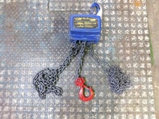 2 Ton, Columbus McKinnon #CM-Hurricane, Hand Chain Hoist, 360 Hook Mount, Manual lift, 10' lift