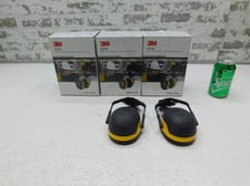 3M Peltor, X2P5E, Hard Hat Attached Electrically Insulated Earmuffs, 3 Qty., 24 Decibels, hard hat not
