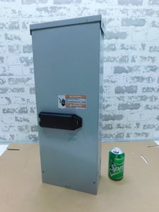 200 Amps, Cutler-Hammer, Circuit Breaker Unit Enclosure w/Circuit Breaker, 2-Pole, 120/240 V, Used