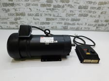 2 HP 1750 RPM Dayton, DC Permanent Magnet Motor w/Speed Control, Frame 143/5TC, 9.5 Amps, 180 VDC