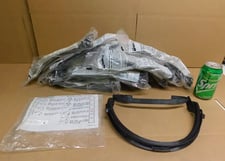 Bullard, 312B, Dielectric Nylon Brackets, Front Mounting for Full Brim Hat Style, fits S71/C33/C34/911H, 12