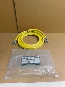 Clemco #04927, Twin-line Coupled Hose, for Blast Machine Sand Blast, 3/16" x 10' Size, New