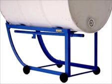 Drum Cradle, Morse #36, for 55 Gallon Drums, 15.5" H from floor, (4) 3" wheels