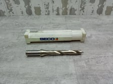 Seco, Crownloc Indexable Drill, 0.65" Body diameter, 0.669"-0.708" Cutting diameter, 5.118" usable length