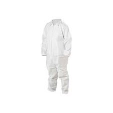 Keystone Key-Guard, Coveralls, Elastic Wrist & Ankles, White, Size 3XL, 25 Qty., New