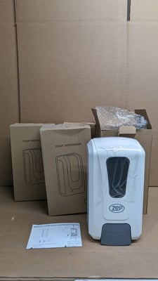 Zep, Manual Foam Soap Dispenser, 5 Qty., 1200 ml cap., 16 x 12 x 29 cm Size
