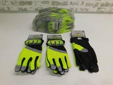 Radians, RWG100, Radwear Silver Series Synthetic High Visibility Utility Glove, 30 Qty., Size M, New