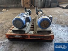 Goulds #3756M Pumps, Carbon Steel, 2.5" x 3" x 8", 6.813" impeller, index 7AIFRMDO, 20 hp motors (2