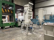 Adaptive Engineering & Fabrication(Entek), Filter Receiver, 30" diameter, 60" straight side, 20" cone, 3"