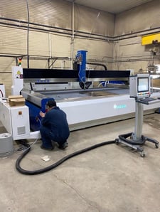 Accurl #Max-WJ-4020L, CNC Waterjet, 6' x 13' table, 157.4" X, 59.8" Y, 7.8" Z, 60000 PSI, 2020