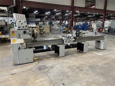 19" x 150" Leblond Makino, Lathe, 19" swing, 150" centers, 3" spindle bore, 1600 RPM, 230 V., Morse 5 taper